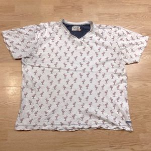 🌞Huntington Beach Club Hawaiin Flamingo Shirt